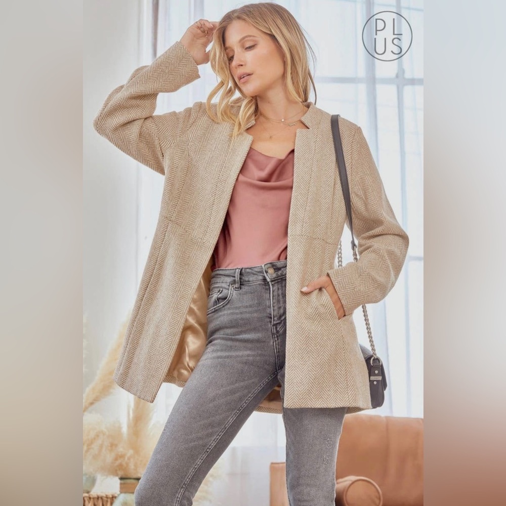 Plus size jacket